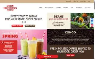 Dunn Brothers Coffee of Cedar Rapids website