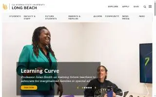 CSULB Student Health Services website
