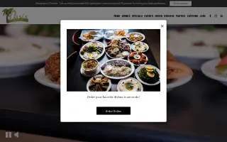 Oasis Mediterranean Restaurant of Lexington website