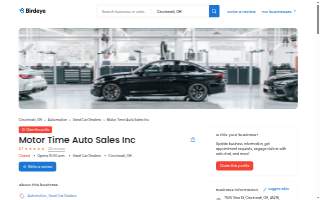 Motor Time Auto Sales Inc