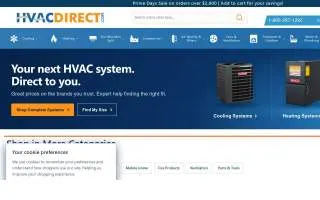 HVACDirect.com website