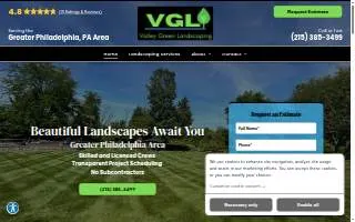 Valley Green Landscaping LLC. website