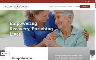 Roseville Point Health & Wellness Center website