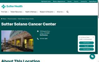Sutter Solano Cancer Center