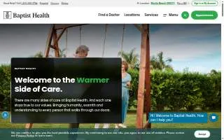 Baptist Health Urgent Care | Plantation of Fort Lauderdale website