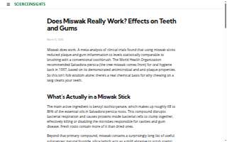 Miswak Dentistry