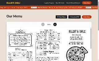 Ellie's Deli of Naperville website