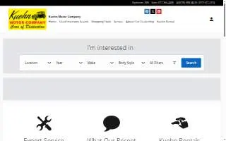 Kuehn Motor Company website