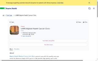UAMS Baptist Health Cancer Clinic