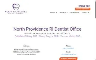 North Providence Dental Associates website