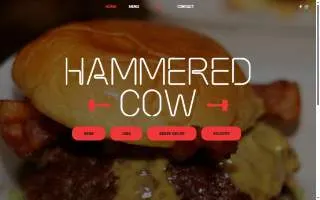 Hammered Cow website