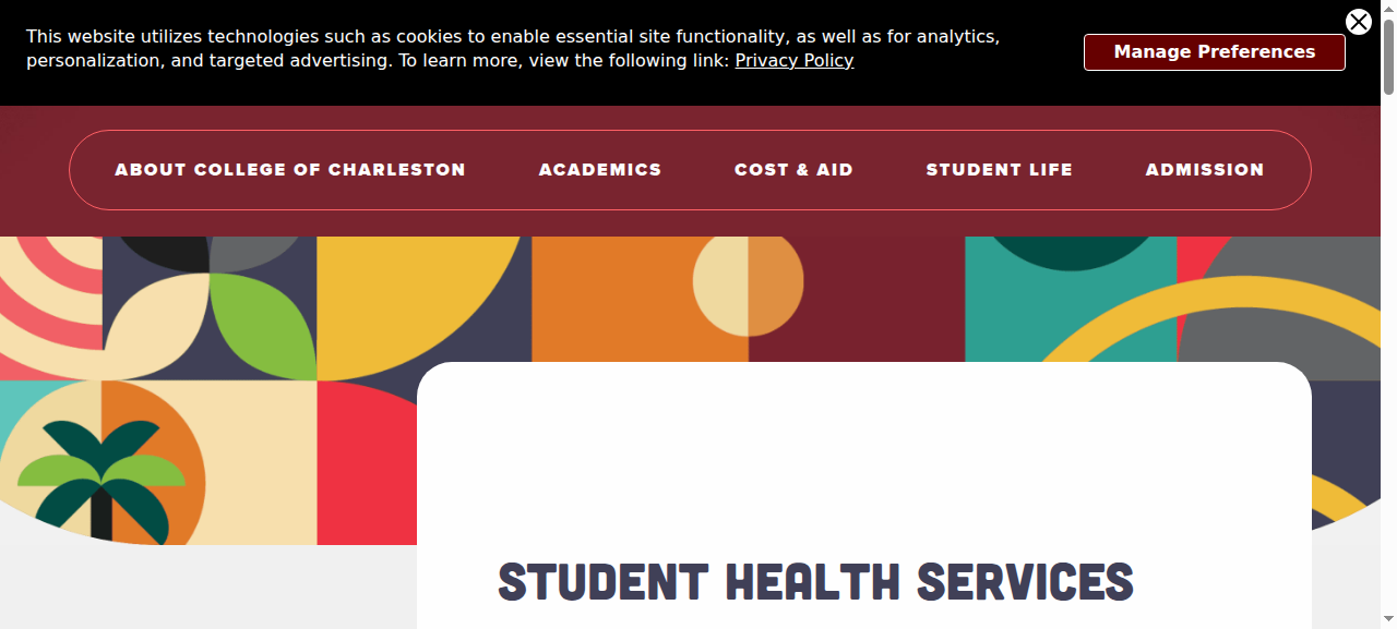 Student Health Services - College of Charleston