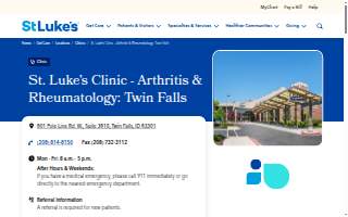 St. Luke's Clinic - Arthritis & Rheumatology: Twin Falls
