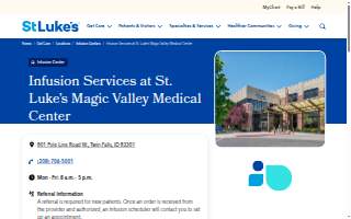 Infusion Services at St. Luke's Magic Valley Medical Center