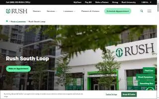 Rush South Loop website