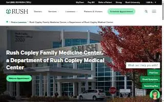 Rush Copley Family Medicine Center, a Department of Rush Copley Medical Group website