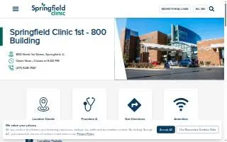 Springfield Clinic 1st - 800 Building website