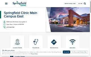 Springfield Clinic Main Campus East website