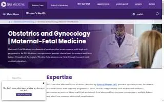 SIU Medicine Maternal-Fetal Medicine website
