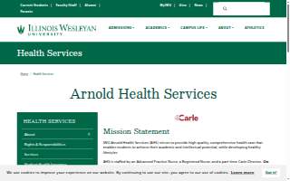 Illinois Wesleyan Arnold Health and Counseling Services