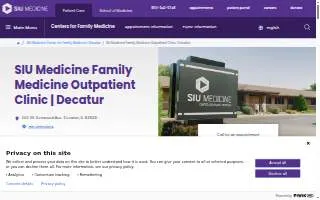 SIU Medicine Center for Family Medicine | Decatur website