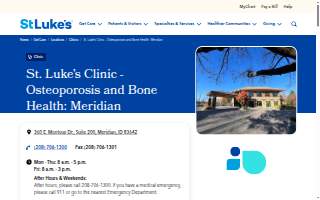 St. Luke's Clinic - Osteoporosis and Bone Health: Meridian