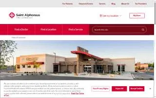 Saint Alphonsus Medical Group of Nampa website