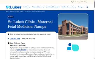 St. Luke's Clinic - Maternal Fetal Medicine: Nampa
