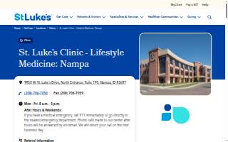 St. Luke's Clinic - Lifestyle Medicine: Nampa
