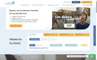 Clinica Santa Maria website