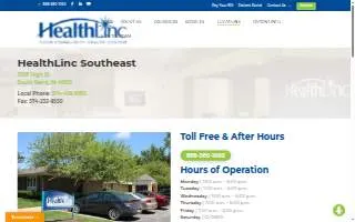 HealthLinc Southeast website