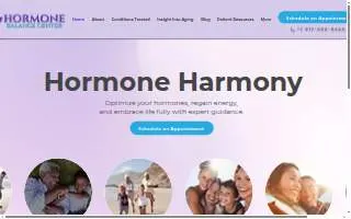 Hormone Balance Center website