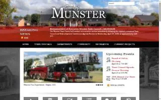 Munster Family Health Center website