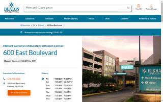Elkhart General Ambulatory Infusion Center