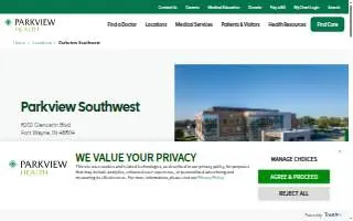 Parkview Southwest Outpatient Center website