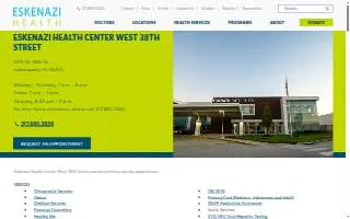 Eskenazi Health Center West 38th Street website