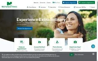 McFarland Clinic at Mary Greeley Medical Center North Tower website