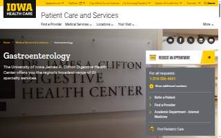 University of Iowa Health Care, Gastroenterology Clinic