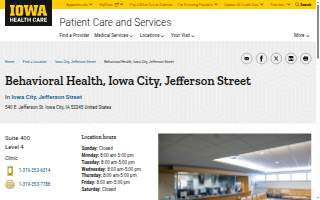 UI Health Care, Iowa City, Jefferson Street, Gastroenterology