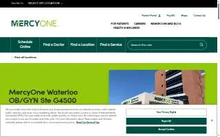MercyOne Waterloo OB/GYN Ste G4500 website