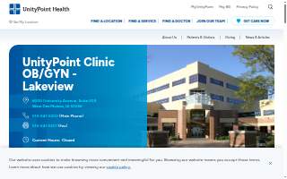 UnityPoint Clinic OB/GYN - Lakeview