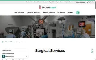 Univesity Surgical Associates Medical Office Center website
