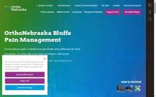 Bluffs Pain Management website