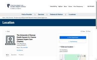 The University of Kansas Health System St. Francis Campus-Urgent Care
