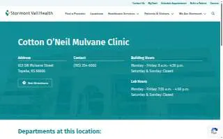 Cotton O'Neil Mulvane website