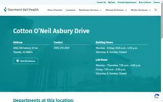 Cotton O'Neil Asbury Drive website