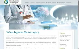 Salina Regional Neurosurgery website