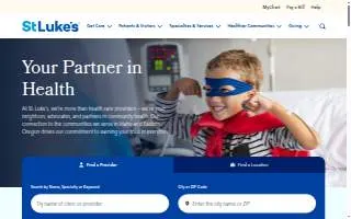 St. Luke's Medical Office Plaza website