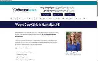 Manhattan Medical Group Wound Care Clinic website