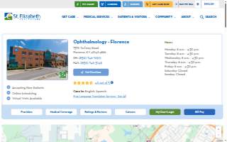Ophthalmology Florence - St. Elizabeth Physicians